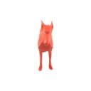 Ver imagem 1 de Doberman em Pé Low Poly Cachorro Pet Decoração 3d:vermelho
