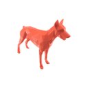 Ver imagem 3 de Doberman em Pé Low Poly Cachorro Pet Decoração 3d:vermelho