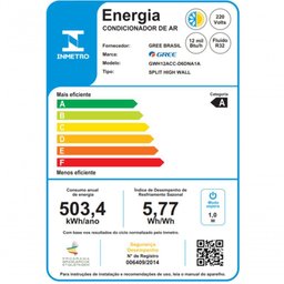 Ar Condicionado Split Hi Wall Gree G-diamond Auto Inverter 12.000 Btus Quente e Frio 220v R-32 - 7