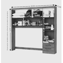 Ver imagem 3 de Modulado com Aéreo 5 Portas 2 Gavetas Velvet -grand Line