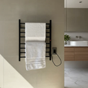 Ver imagem 7 de Toalheiro Termico Grande de Parede Preto Larcant 220v