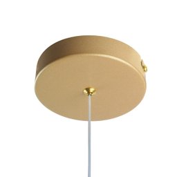 Pendente Led Spin 3000k 18w Metal Dourado Sl Iluminação - 5
