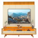 Ver mais imagens de Rack com Painel para Tv 85 Polegadas 264,5cmx218cm com Led Pés em Madeira Maciça 100% Mdf Magnífico/requinte