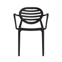 Ver imagem 6 de Cadeira com Braço Stripe Preto