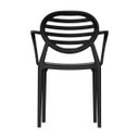 Ver imagem 2 de Cadeira com Braço Stripe Preto