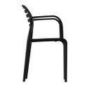 Ver imagem 5 de Cadeira com Braço Stripe Preto