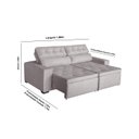Ver imagem 2 de Sofá Áustria 3 Lugares 1,80 Cm - de Casa Décor e Estofados.