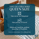 Ver imagem 7 de Cobredrom Casal Queen Size Grosso Scarlett 100% Algodao Extra Macio Marin:cinza