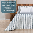 Ver imagem 5 de Cobredrom Casal Queen Size Grosso Scarlett 100% Algodao Extra Macio Marin:cinza