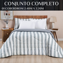 Ver imagem 6 de Cobredrom Casal Queen Size Grosso Scarlett 100% Algodao Extra Macio Marin:cinza