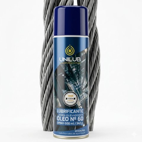 Óleo 60 Premium para Cabos de Aço com Grafite & Teflon em Spray 500ml