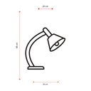 Ver imagem 3 de Luminária de Mesa Class Alumínio e Abs Resistente Eficiente:branco