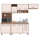 Ver imagem 2 de Cozinha Compacta Barcelona 11 Portas e Balcão de pia em MDP Poliman Móveis