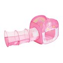 Ver imagem 2 de Barraca 2x1 Infantil Toca Pop Up Quadrada Túnel Unicórnio