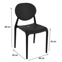 Ver imagem 4 de Cadeira para Sala de Jantar Slick