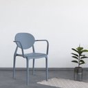 Ver imagem 3 de Cadeira com Braço Slick Azul/Lazuli