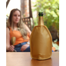 Cooler Térmico para Garrafa de Espumante Champagne Bolsa Gel Cor:dourado - 4