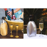 Cooler Térmico para Garrafa de Espumante Champagne Bolsa Gel Cor:dourado - 7