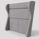 Ver imagem 6 de Cabeceira para Cama Box King 213cm Bono Lisa Linho Cinza - Sallar Home