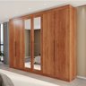 Guarda-roupa Casal Eldorado Premium 6 Portas 6 Gavetas com Espelho 100% Mdf Cinamomo - Pnr Móveis - 1