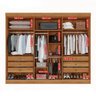 Guarda-roupa Casal Eldorado Premium 6 Portas 6 Gavetas com Espelho 100% Mdf Cinamomo - Pnr Móveis - 3