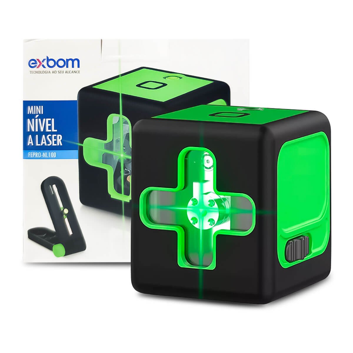 Nível a Laser Verde 20m 2 Linhas + Suporte Magnético + Usb - 6