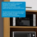 Ver imagem 6 de Armário de Cozinha com Balcão e Tampo 6 Portas 5 Gavetas Pérola 100% Mdf Vidro Reflecta Amêndoa/bran