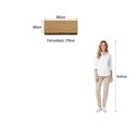 Ver imagem 4 de Armário Aéreo Porta Basculante 80cm Florença Marrom/Marromle