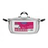 Caçarola Tramontina Moderna Aço Inox Com Tampa De Vidro 30Cm - 2