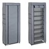 Sapateira com 9 Prateleiras para Organizar Calçados e Objetos Cor: Cinza - 3