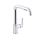 Ver imagem 1 de Misturador Monocomando Kohler de Cozinha Purist Cromado com Ducha 7505br-c4-cp Cromado