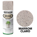 Ver imagem 2 de Tinta Spray Efeito Pedra Stone Cor Marrom Claro Rust Oleum