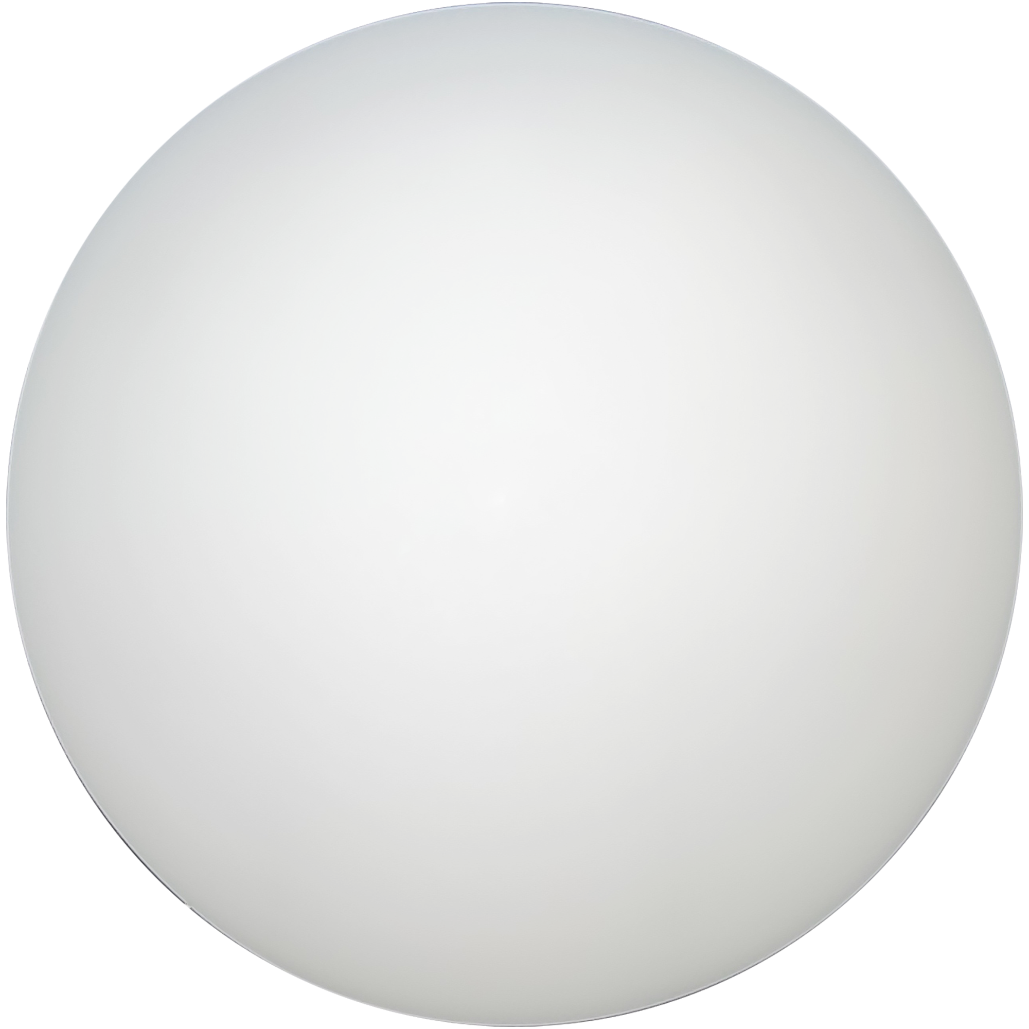 Globo Bolinha Vidro Branco Leitoso Fosco sem Colar 05x12 - 1