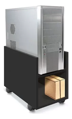 Suporte de Cpu na Cor Preta