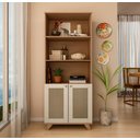 Ver imagem 2 de Estante para Livros 2 Portas Trama Carvalho Artely