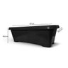 Vaso Floreira Plástico Retangular 50cm Preto - 2