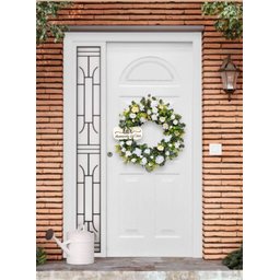 Enfeite de Porta de Entrada Guirlanda de Flores - 60cm - Grande - 2