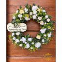 Ver imagem 3 de Enfeite de Porta de Entrada Guirlanda de Flores - 60cm - Grande