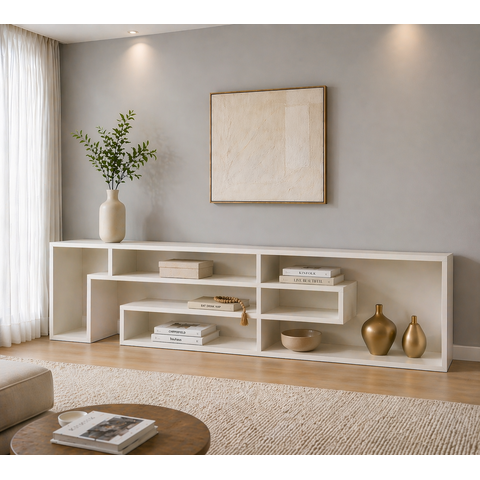 Aparador para Sofá em MDF Sala Decoração 230cm