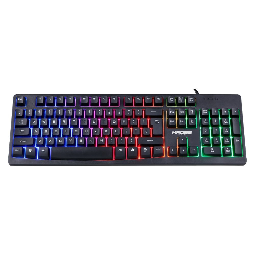 Teclado com Fio Gamer Kross Njord USB Membrana Led KE-KG105 - 2