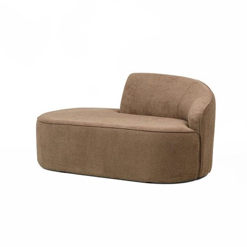 Sofá Eron 3 Lugares 180cm Marrom Bouclé Nexta Casa