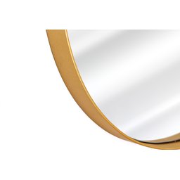 Espelho Grande Oval com Moldura em Metal Corpo Inteiro 150 X 50 Cm Dourado - 4