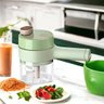 Martelo Elétrico Cooking Hammer Portátil Triturador de Frutas Legumes e Verduras - Verde - 4