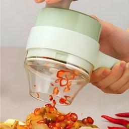 Martelo Elétrico Cooking Hammer Portátil Triturador de Frutas Legumes e Verduras - Verde - 5