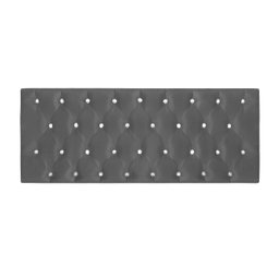 Cabeceira Painel Estofado Liz c/Strass 140CM Suede Cinza - Lares Decor - 1 Cabeceira Painel Estofado Liz c/Strass 140CM Suede Cinza - Lares Decor - 1