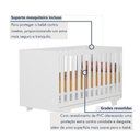 Ver imagem 4 de Berço Mini Cama com Colchão Life Tigus Baby