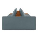Ver imagem 3 de Sofá Ilha 2 Lugares Living 272cm Modulado Lary Bouclê K01 Cor Azul