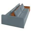 Ver imagem 4 de Sofá Ilha 2 Lugares Living 272cm Modulado Lary Bouclê K01 Cor Azul