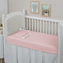 Ver imagem 4 de Kit Par Fronhas Bebê Berço Percal 300 Fios Menino Menina 100% Algodão:rose