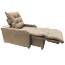 Ver imagem 1 de Poltrona Retratil e Reclinavel Com Rodape Regulavel Azera Capuccino